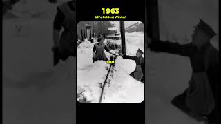 Remembering the Big Freeze of 1963! ❄️  UK’s Cold #britishhistory #retro #uk #nostalgia #shorts