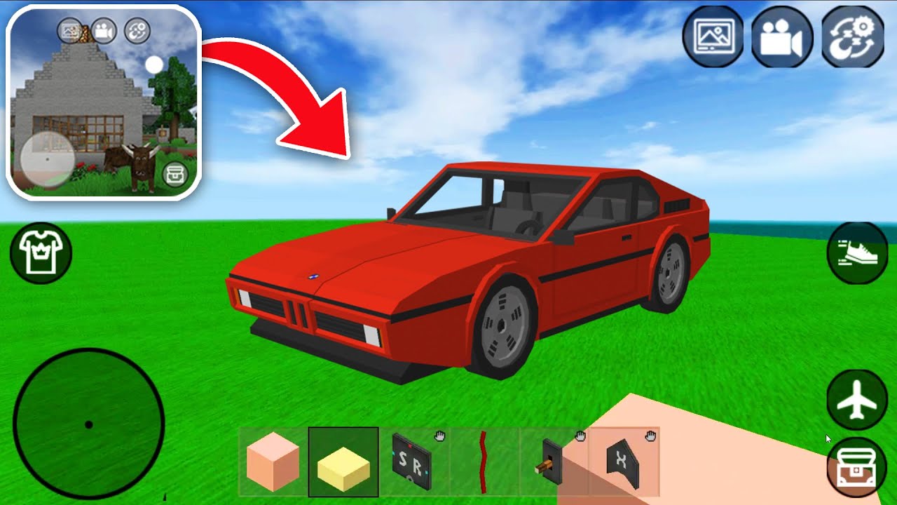 How to Make WORKING CAR in MINI BLOCK CRAFT 3D - YouTube