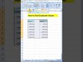 Duplicate Values in Excel #excelshorts #shortsexcel