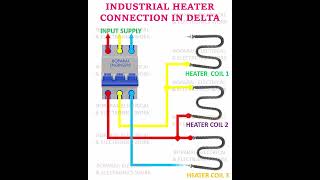 Industrial Heater Connection In Delta induction connection mcb heater induction furnace delta