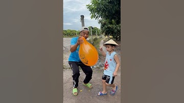 Bong bóng nước to, bong bóng nước nhỏ #shorts