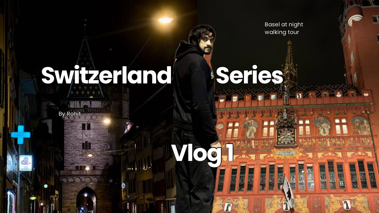 Exploring BASEL🇨🇭 at Night: Hidden Streets, FREE Drinking Fountains & Secret Spots!