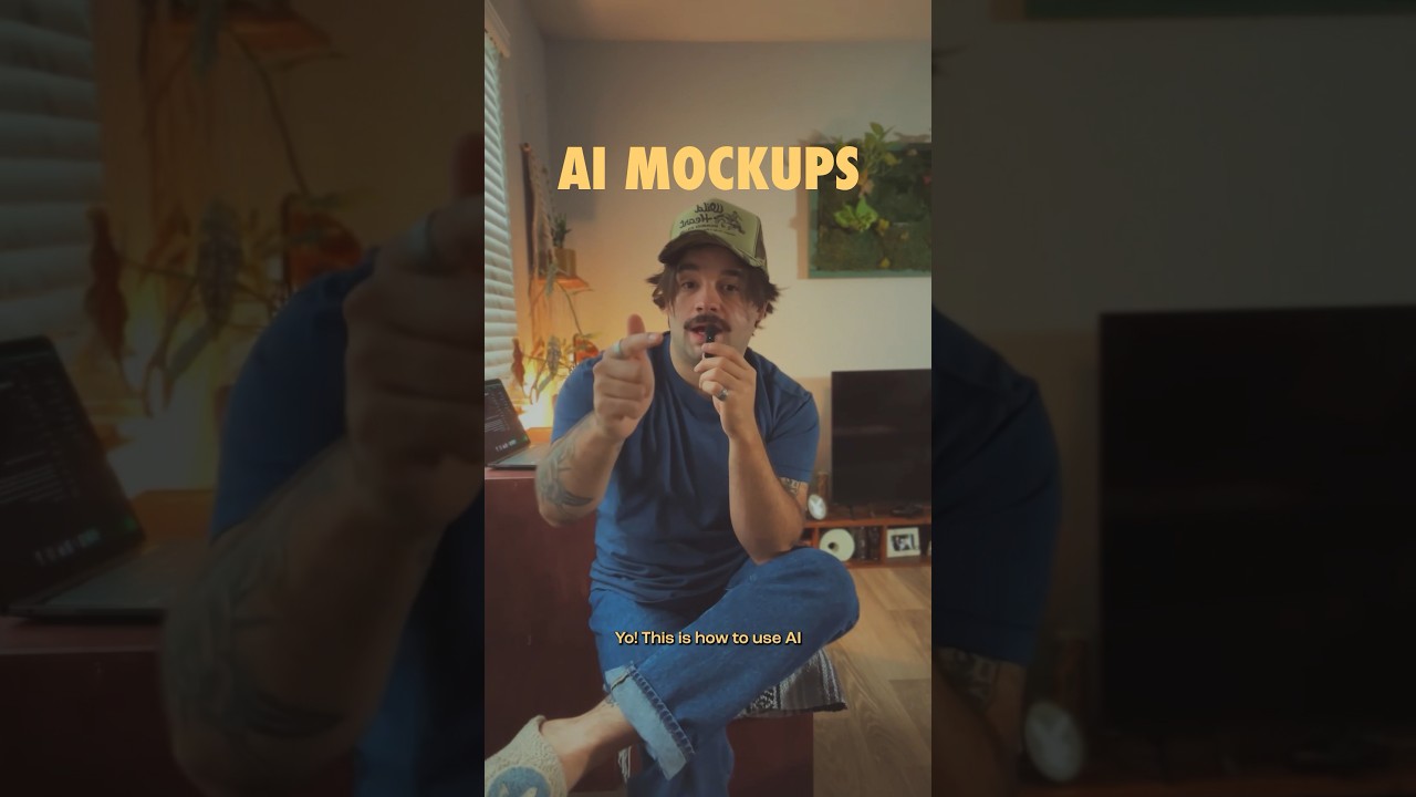 Unlimited mockups using AI! 