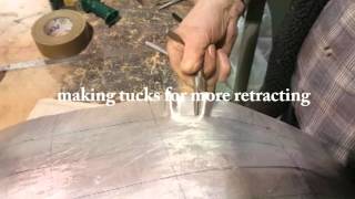 94a Flitzer cowling part 1 aircraft construction building wood avion bois biplane aviation