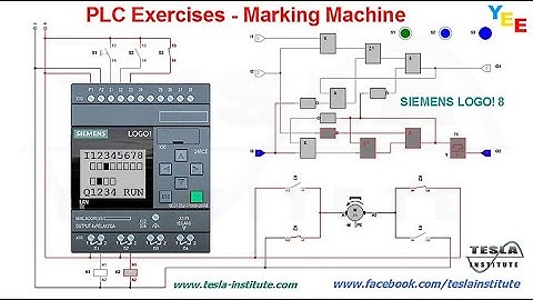 PLC Exercises - Marking Machine - SIEMENS LOGO! 8