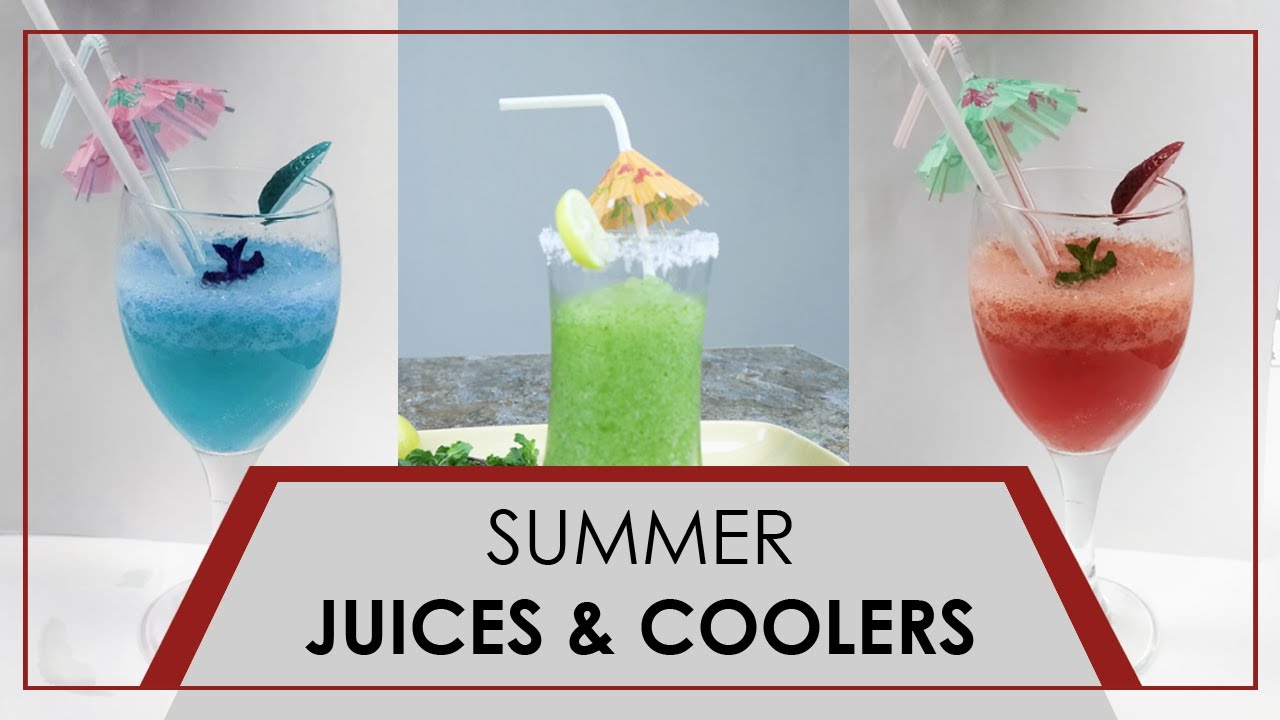 Refreshing Summer Drinks | Summer Cooler Recipes | Homemade Summer Coolers | Meal Mazaa Recipes