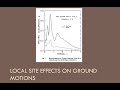 CEEN 545 - Lecture 10 - Local Site Effects on Earthquake Ground Motions