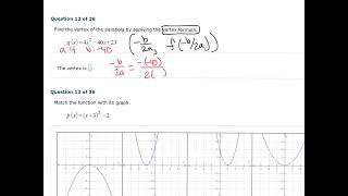 Final Exam Review Math 1314 Fall 2024 Questions 10-15