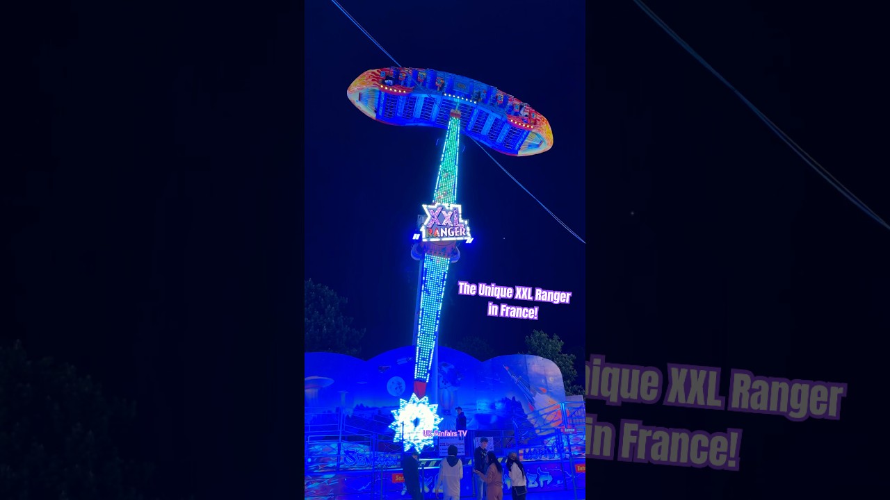 The Unique XXL Ranger Ride in France! 😱🇫🇷 #funfair