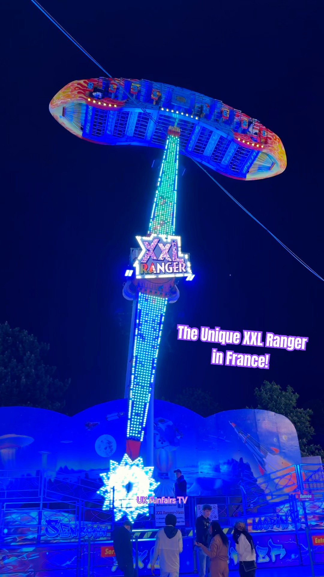 The Unique XXL Ranger Ride in France! 😱🇫🇷 #funfair