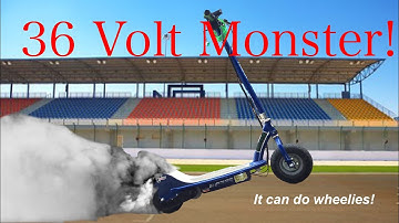 Razor Superscooter! 36v conversion and how I did it!