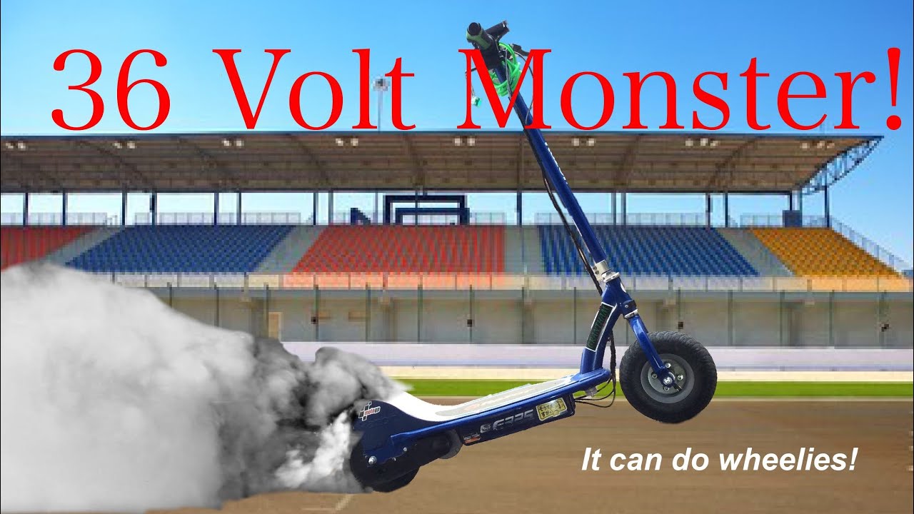 Razor Superscooter! 36v conversion and how I did it!