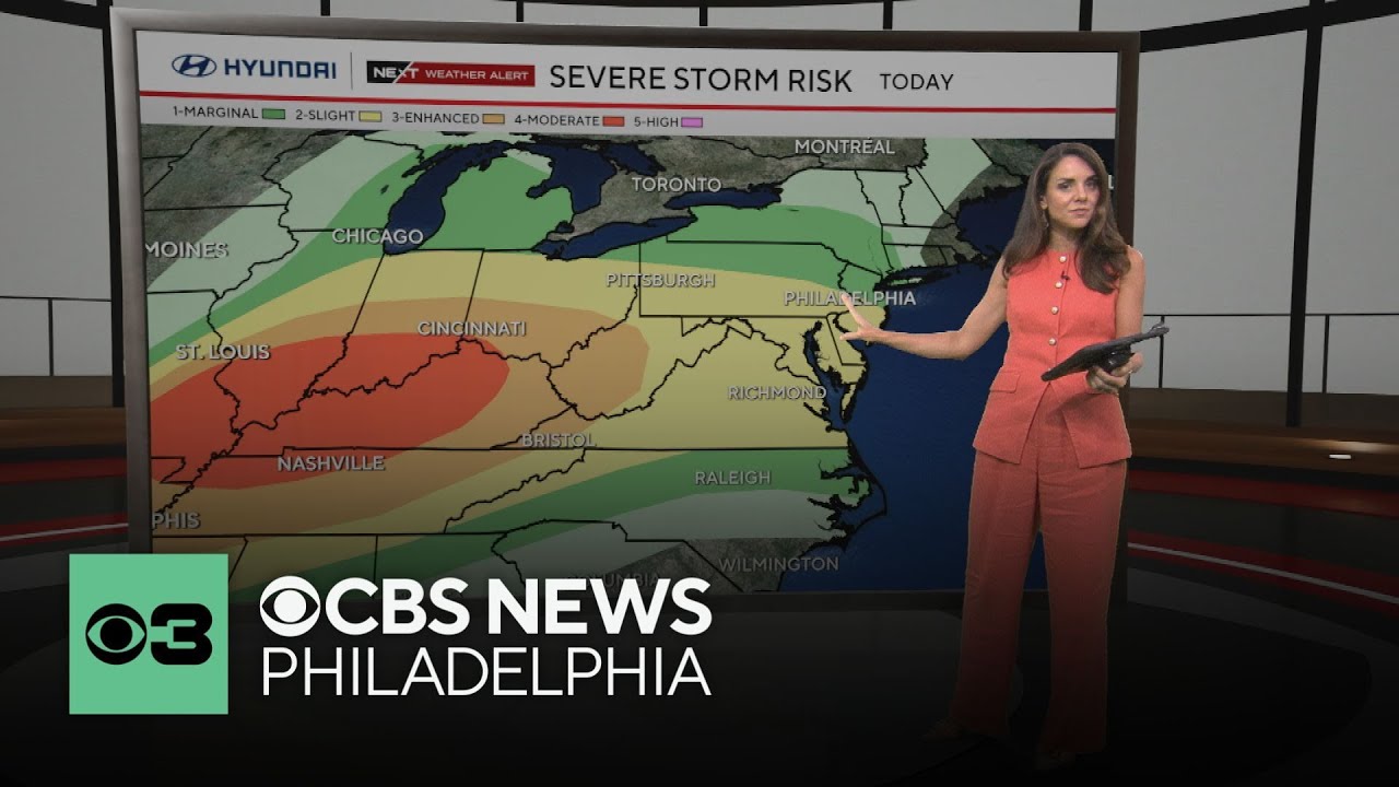 Mapping out severe risk for Friday AM storms | NEXT Weather Alert - YouTube