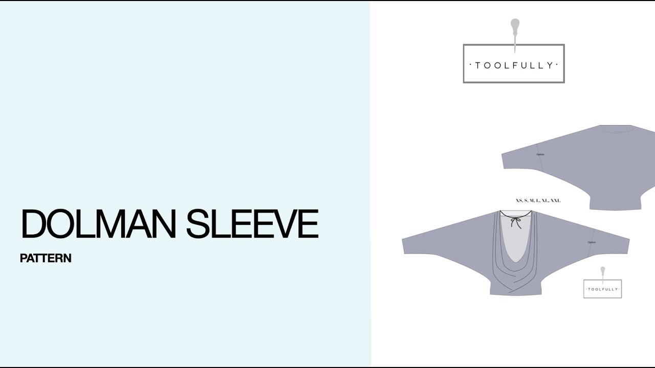 Dolman Sleeve Pattern YouTube Dolman Sleeve Pattern YouTube