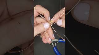 Beginner friendly, no drill cabochons wirewrap tutorial woven bail