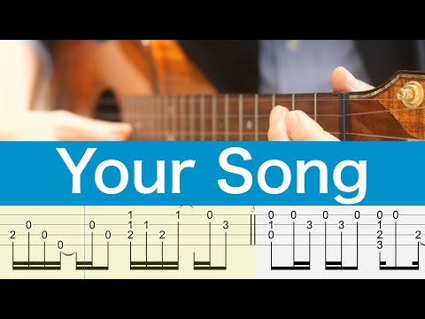 Your Song ( Solo Ukulele / High-G) - Elton John