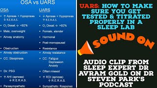 UARS: HOW TO MAKE SURE YOU GET TESTED & TITRATED PROPERLY IN A SLEEP LAB