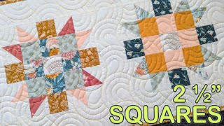 Petal Burst Quilted Table Runner from Scraps or Pre-Cuts