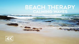 Beach Therapy - Calming Waves (Loopable 4k Nature Screensaver)