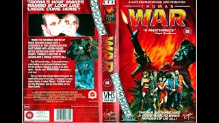 Original VHS Opening: Troma's War (1990 UK Rental Tape)