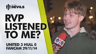 Robin Van Persie Listened To Me? Manchester United 3 Hull City 0 Fancam