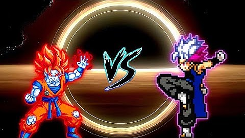 Goku Terror Final OP VS Gogetto Ultra Ego Instinct V2 OP in Mugen