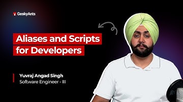 Productivity Hacks: Git Aliases & Scripts | Yuvraj Angad Singh | Tech Discussions | GeekyAnts