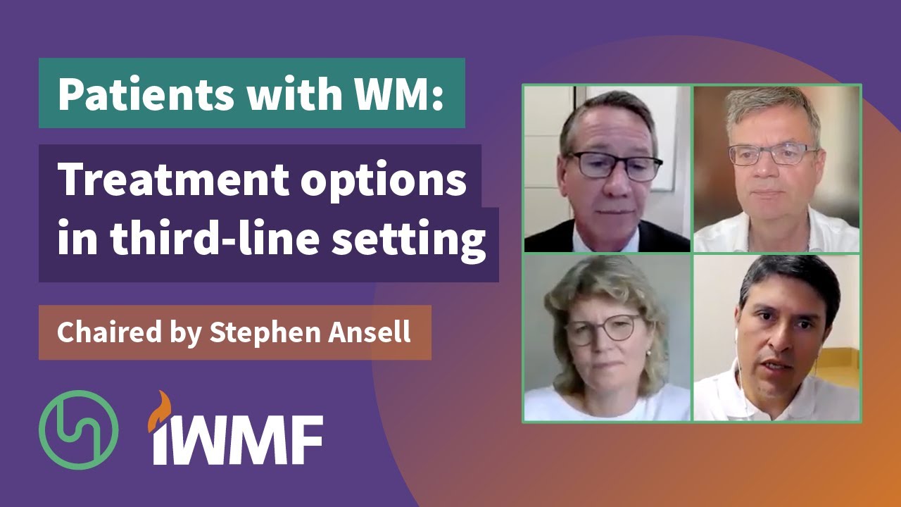3line Setting Treatment options for patients with WM in the third‑line setting - YouTube