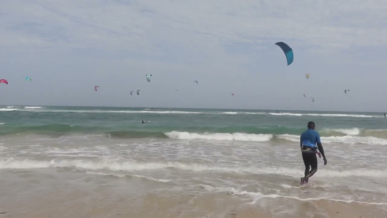 Kitesurfing in Sal, Cabo Verde. Mitu & Djo Kite School. Kite Beach in Santa Maria 🇨🇻