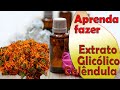 Como Fazer Extrato Glicerinado de Calendula para Sabonetes