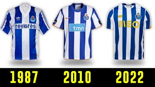 The Evolution of FC Porto Jersey 1986 - 2022 | FC Porto Kits History