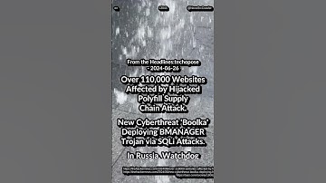 110K+ sites: Polyfill. Boolka Deploy BMANAGER. Russia Watchdog: Opera, Google limit bypass blocking