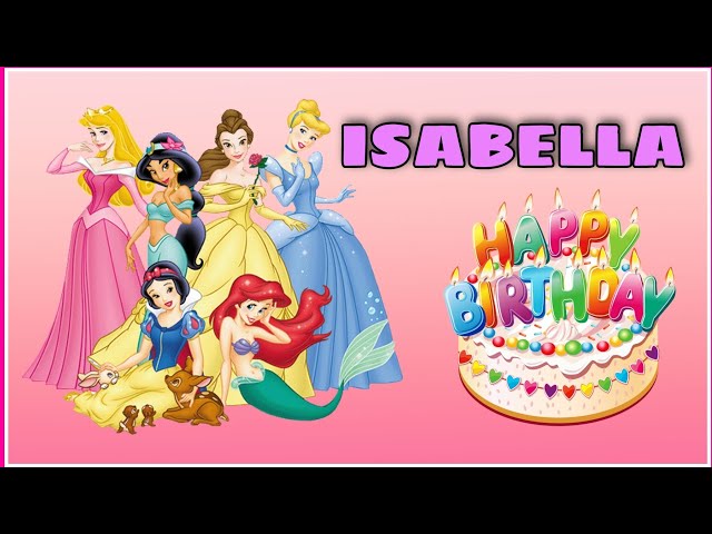 El cumpleaños de Isabela