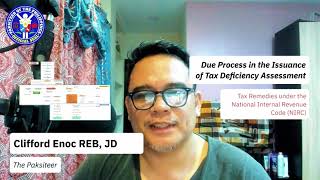 (FLOWCHART) DUE PROCESS IN ISSUANCE of DEFICIENCY TAX ASSESSMENT