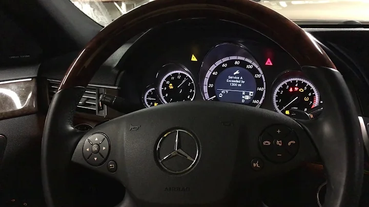 Reset service 2010 E350 Mercedes - Guide works for E Class - C Class - M Class