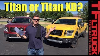 2017 Nissan Titan or Nissan Titan XD? Pros and Cons on TFLtoday