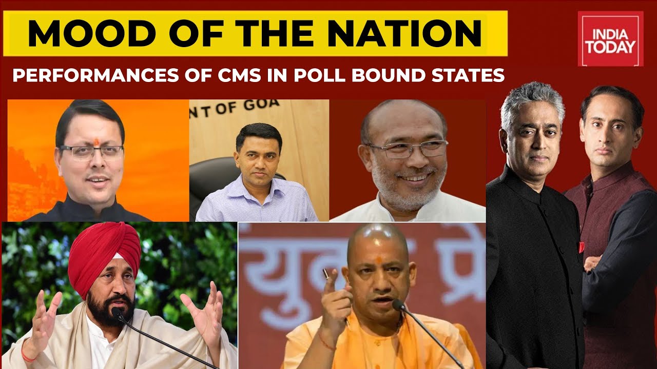 Performances Of The CMs In Poll-Bound States | Mood Of The Nation | Assembly Polls 2022