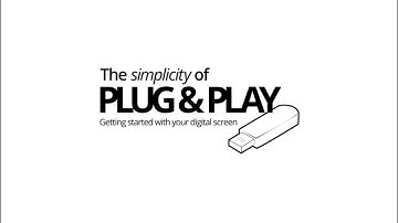 How USB Plug n Play works with Digital Signage Displa