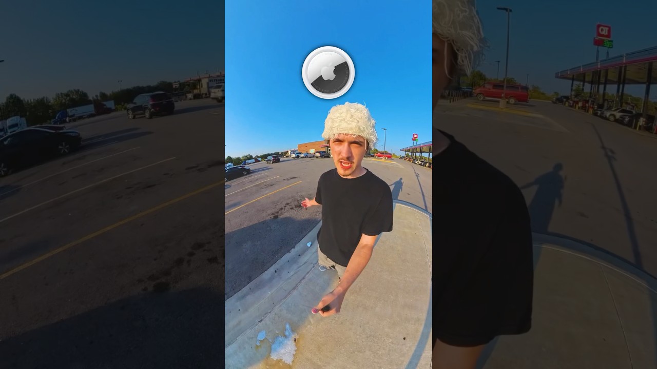 Устанавливаю AirTag в машину Uber!