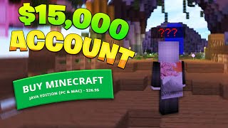 Minecraft with a $15,000 Account