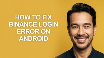 How To Fix Binance Login Error On Android - KevinHowTo