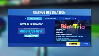 Bio's Trio Zone Wars Map Code