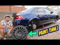 Painting The Mondeo Wheels FINALLY! *Part1*