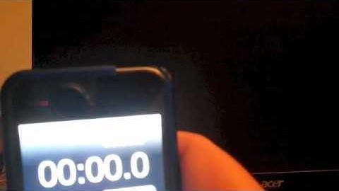 Corsair Force 3 120GB SSD Boot Up Speed Test