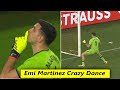 Emiliano martinez crazy dance celebration vs lille fans