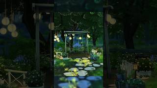 Decorating the landscaping around the swing in my Lavender Garden 🪻#thesims4 #sims4build