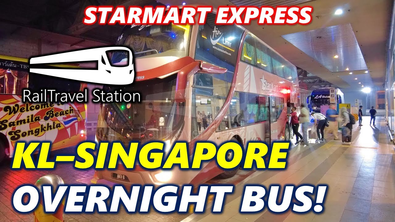 KL TO SINGAPORE LESS THAN 5 HOURS BY BUS! 🇲🇾🚌 Starmart Express KL TBS → Singapore Golden Mile Tower