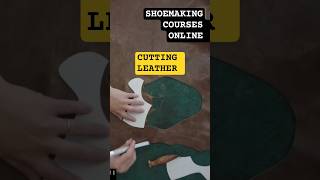 Always check leather stretch in 2 directions 👉 #shoemaking #handmadeshoes #leathercraft #shoemaker