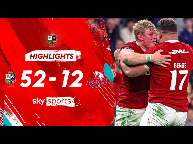 Lions run RIOT against Reds! | Lions vs Queensland Reds | Highlights