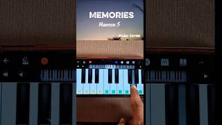 Maroon 5 - memories piano tutorial #shorts